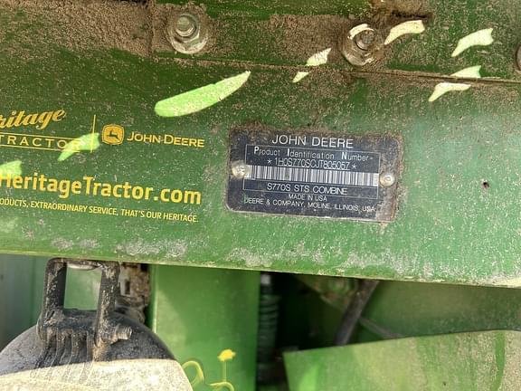 Image of John Deere S770 equipment image 1