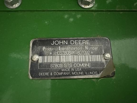 Image of John Deere S780 equipment image 4