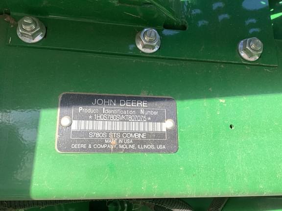 Image of John Deere S780 equipment image 3