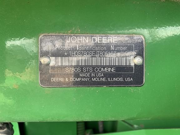 Image of John Deere S780 equipment image 3