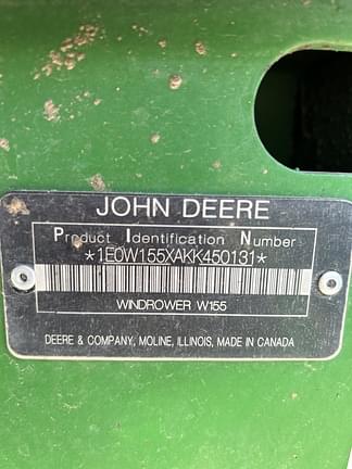 Image of John Deere W155 equipment image 3