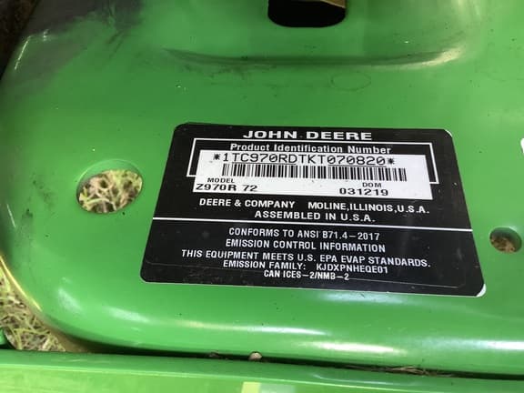 Image of John Deere Z970R equipment image 3