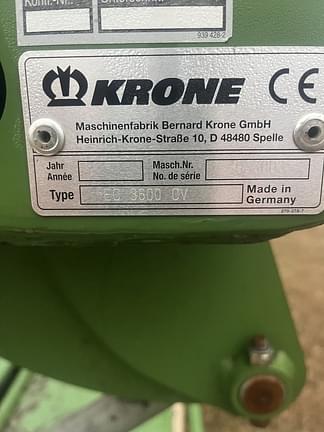 Image of Krone EasyCut 3600 CV equipment image 3