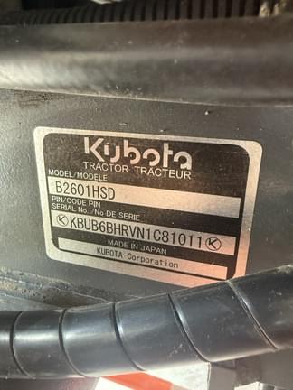 Image of Kubota B2601 equipment image 4