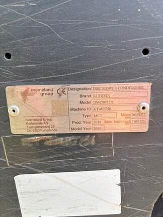 Image of Kubota DMC8032R equipment image 4