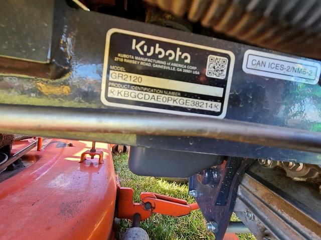 Image of Kubota GR2120 equipment image 3