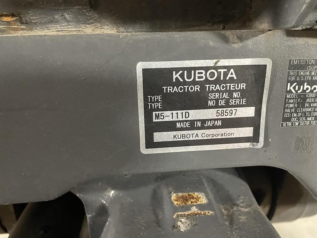 Image of Kubota M5-111 Image 1