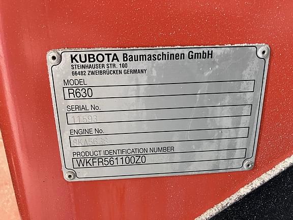 Image of Kubota R630 equipment image 3