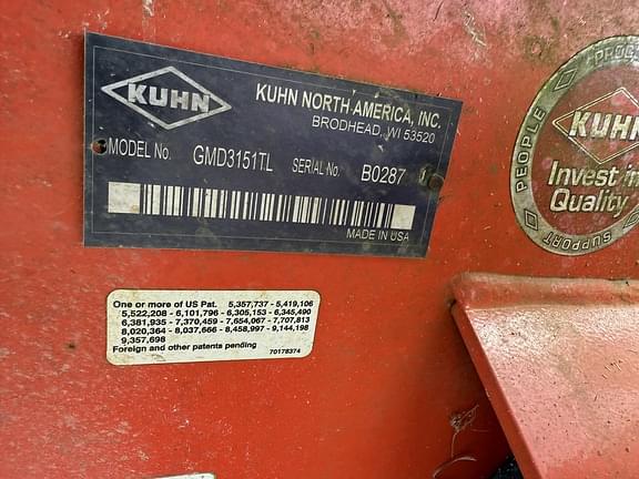 Image of Kuhn GMD 3151 TL equipment image 2
