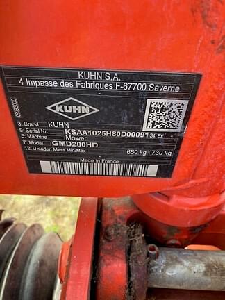 Image of Kuhn GMD 280 equipment image 3