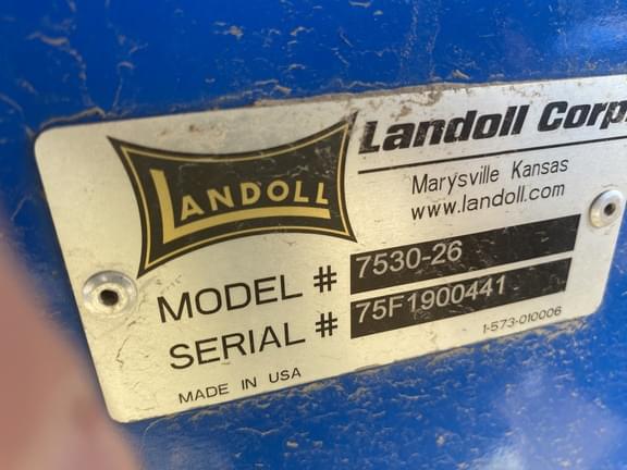 Image of Landoll 7530-26 equipment image 3