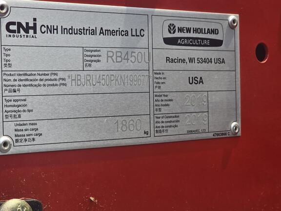 Image of New Holland RB450 Utility equipment image 2