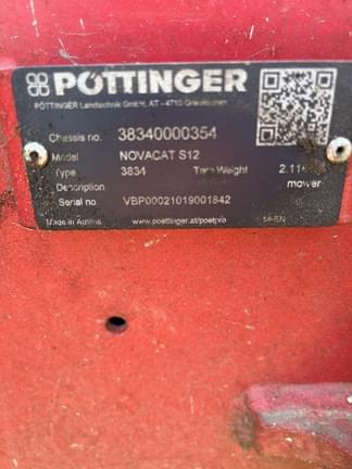 Image of Pottinger Novacat S12 equipment image 4