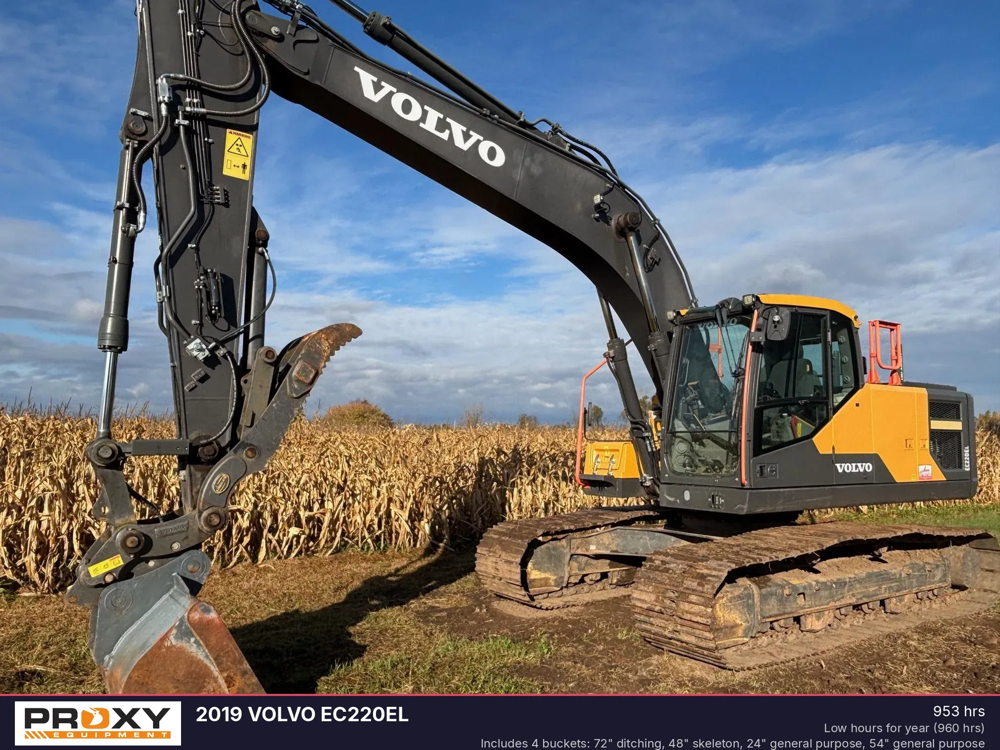 2019 Volvo EC220EL Equipment Image0