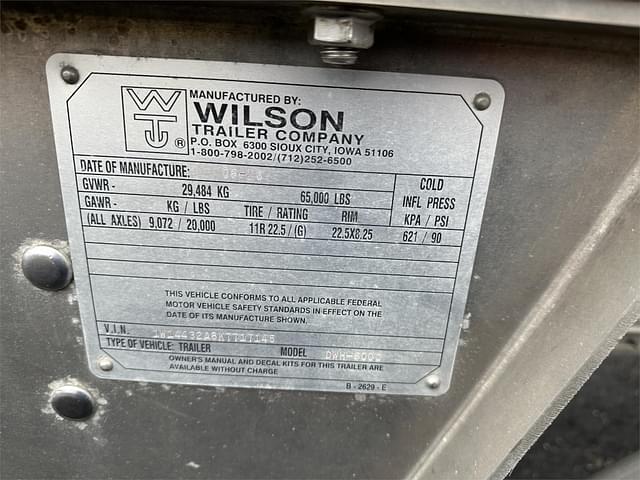 Image of Wilson DWH-6000 equipment image 4
