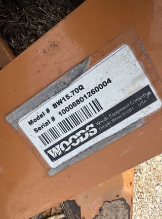 Image of Woods BW15.70 equipment image 4