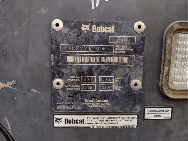 Image of Bobcat E45 equipment image 4
