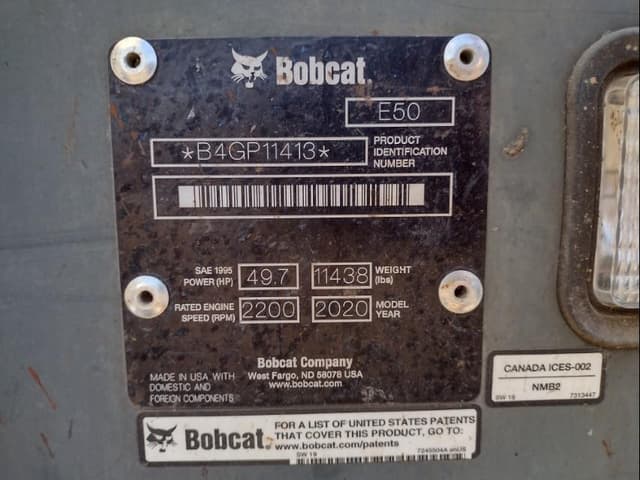 Image of Bobcat E50 equipment image 4