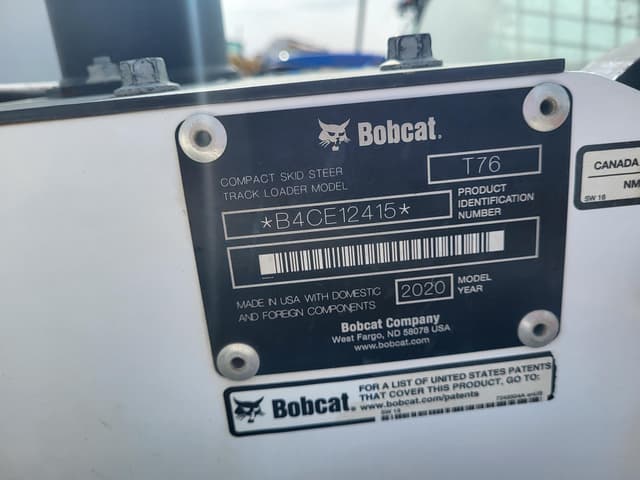 Image of Bobcat T76 equipment image 4