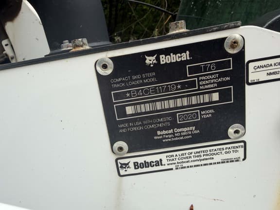 Image of Bobcat T76 equipment image 2