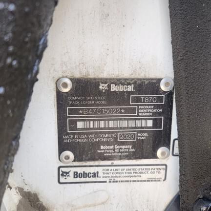 Image of Bobcat T870 equipment image 4