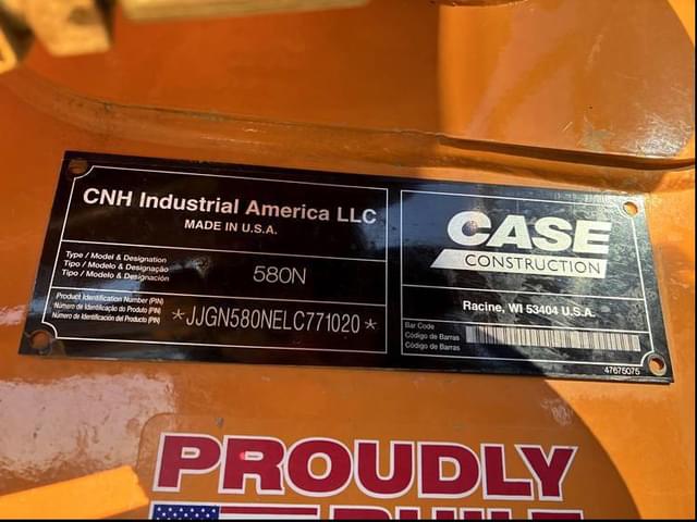 Image of Case 580N equipment image 1