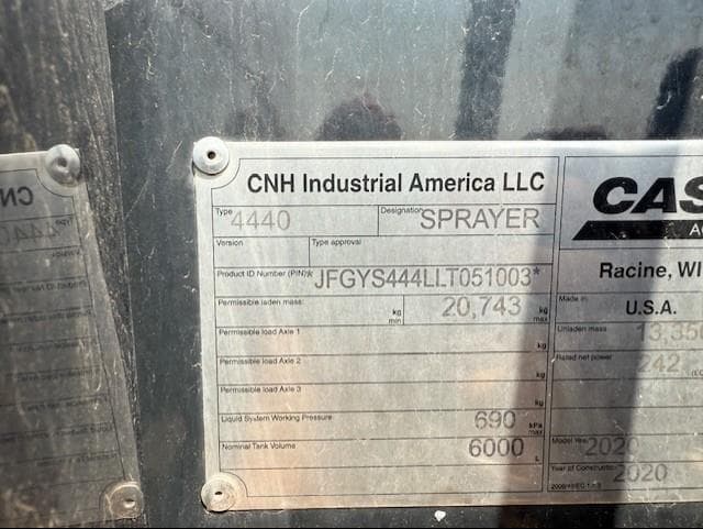 Image of Case IH Patriot 4440 equipment image 2