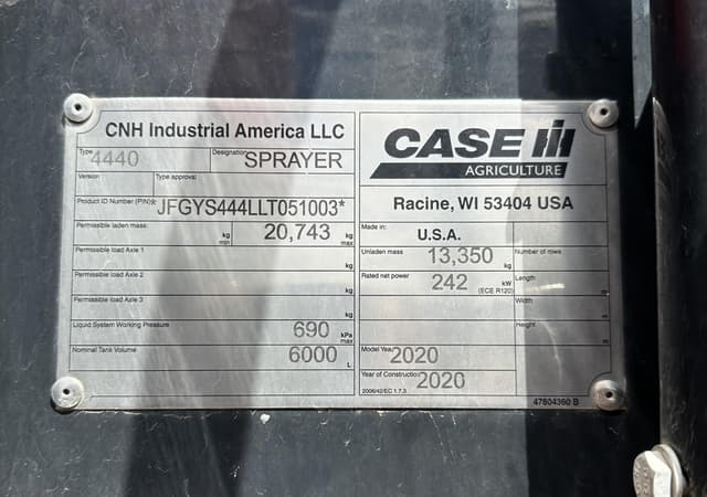 Image of Case IH Patriot 4440 equipment image 4