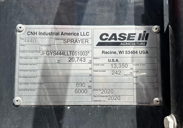 Image of Case IH Patriot 4440 equipment image 4