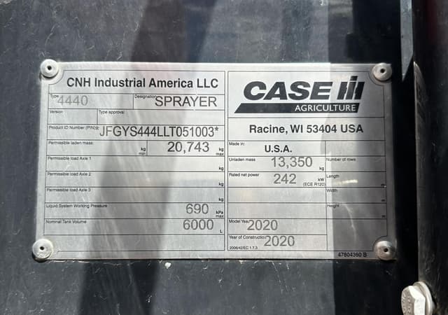Image of Case IH Patriot 4440 equipment image 4