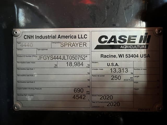 Image of Case IH Patriot 4440 equipment image 1