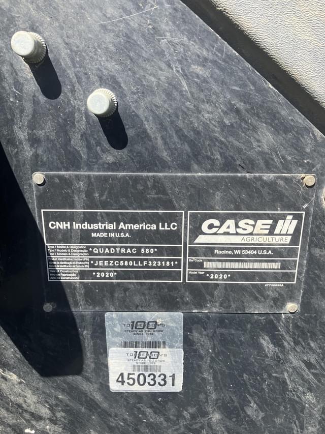 Image of Case IH Steiger 580 Quadtrac equipment image 1