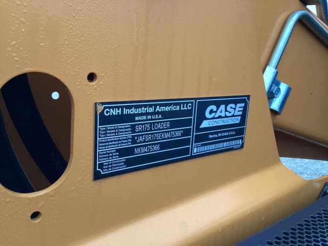 Image of Case SR175 equipment image 1