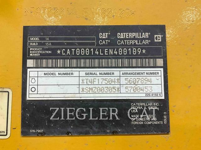 Image of Caterpillar 14 equipment image 2