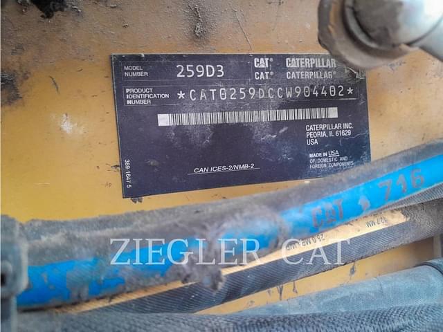 Image of Caterpillar 259D3 equipment image 1
