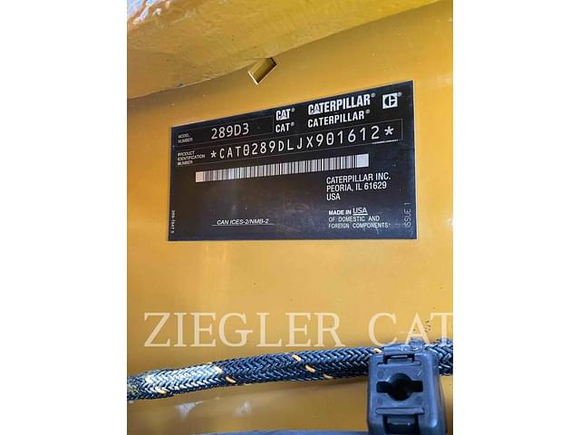 Image of Caterpillar 289D3 equipment image 1