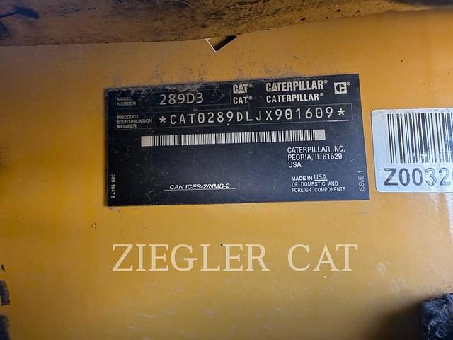 Image of Caterpillar 289D3 equipment image 3