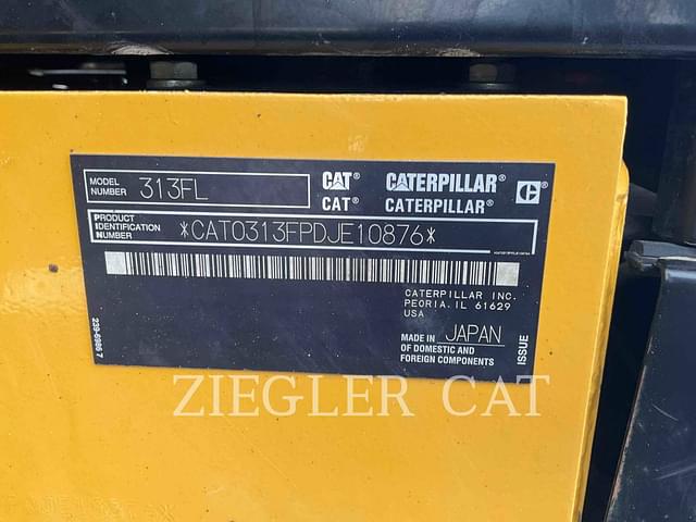 Image of Caterpillar 313F equipment image 2