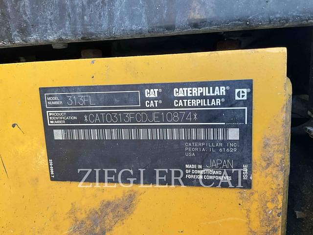 Image of Caterpillar 313F equipment image 1