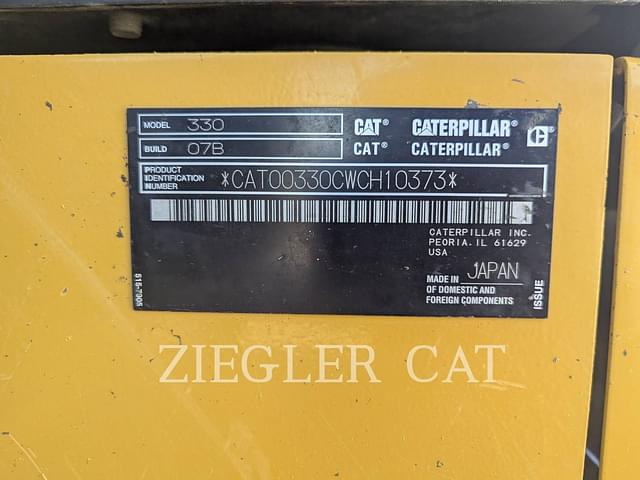 Image of Caterpillar 330 equipment image 1