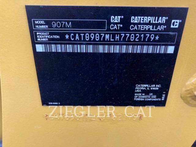 Image of Caterpillar 907M equipment image 4