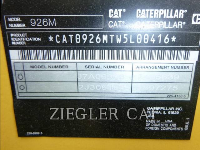 Image of Caterpillar 926M equipment image 1