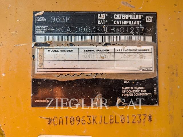 Image of Caterpillar 963K equipment image 4
