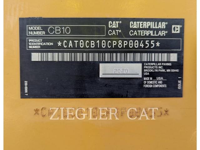 Image of Caterpillar CB10 equipment image 4