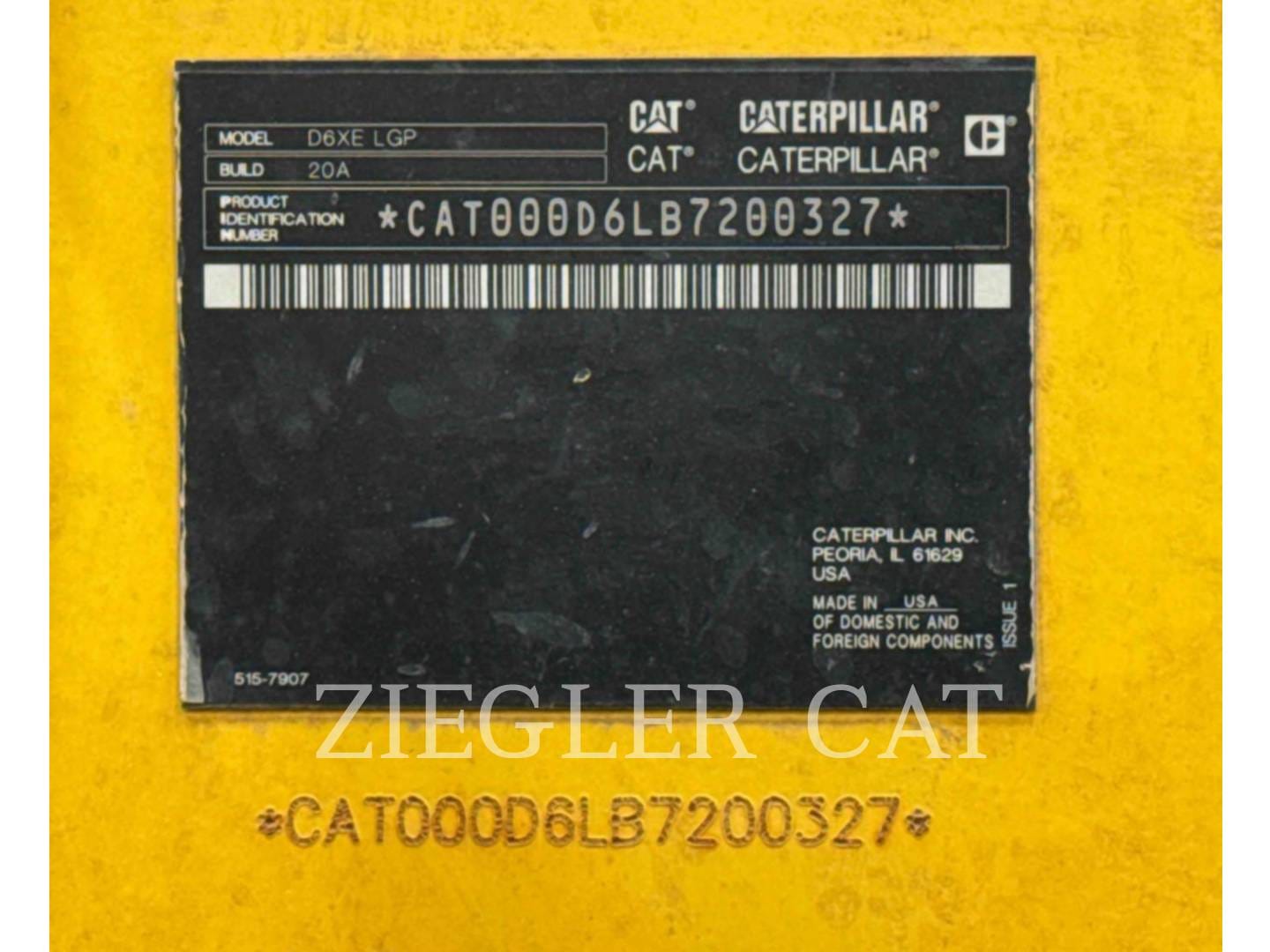 2020 Caterpillar D6XE LGP Equipment Image0