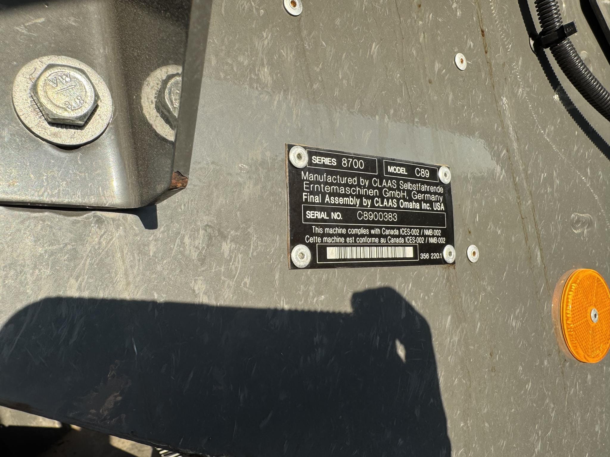 2020 CLAAS Lexion 8700TT Equipment Image0