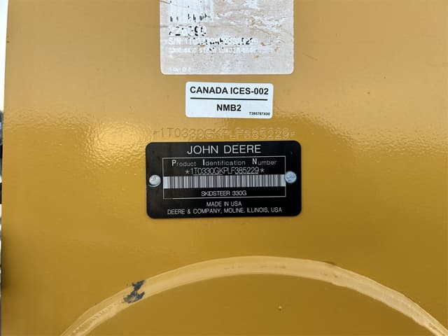 Image of John Deere 330G equipment image 4