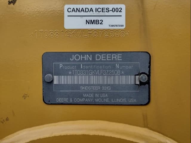 Image of John Deere 331G equipment image 4