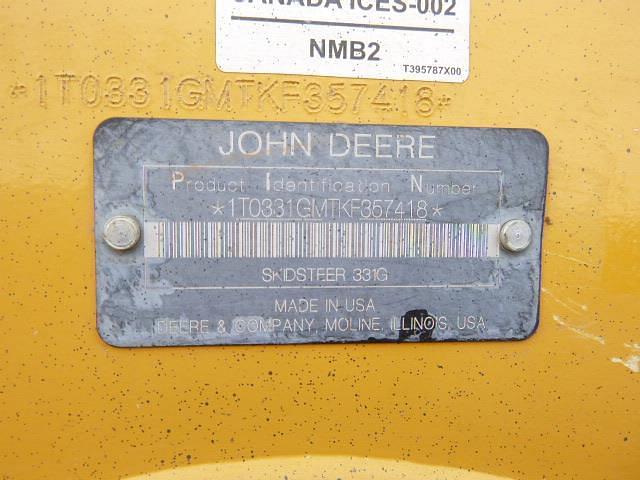 Image of John Deere 331G equipment image 4