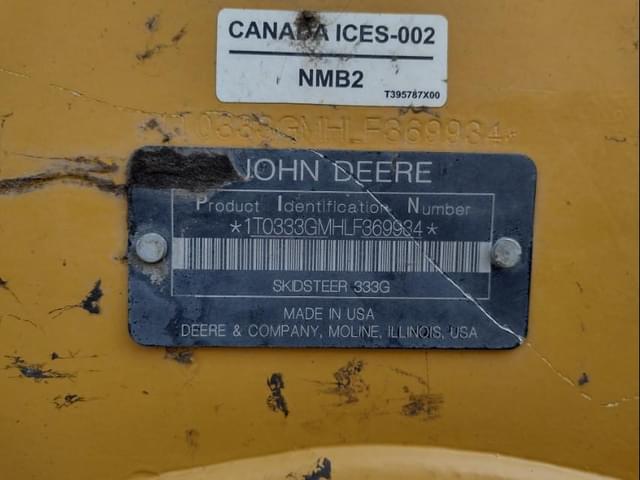 Image of John Deere 333G equipment image 4